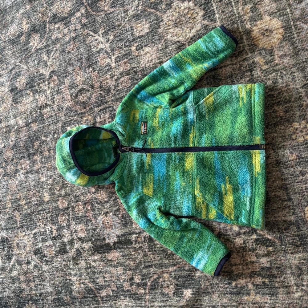 L.L. Bean Multicolor Fleece Jacket